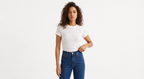 White Rose Embroidered Knit Top